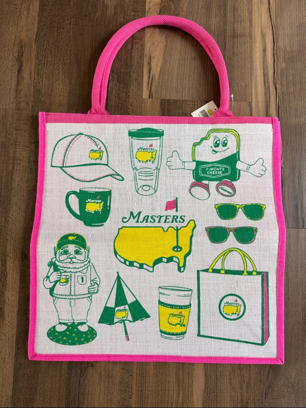 2026 Masters Jute Tote Bag